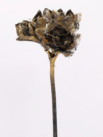 Amaryllis artificial D12xH60 cm auriu