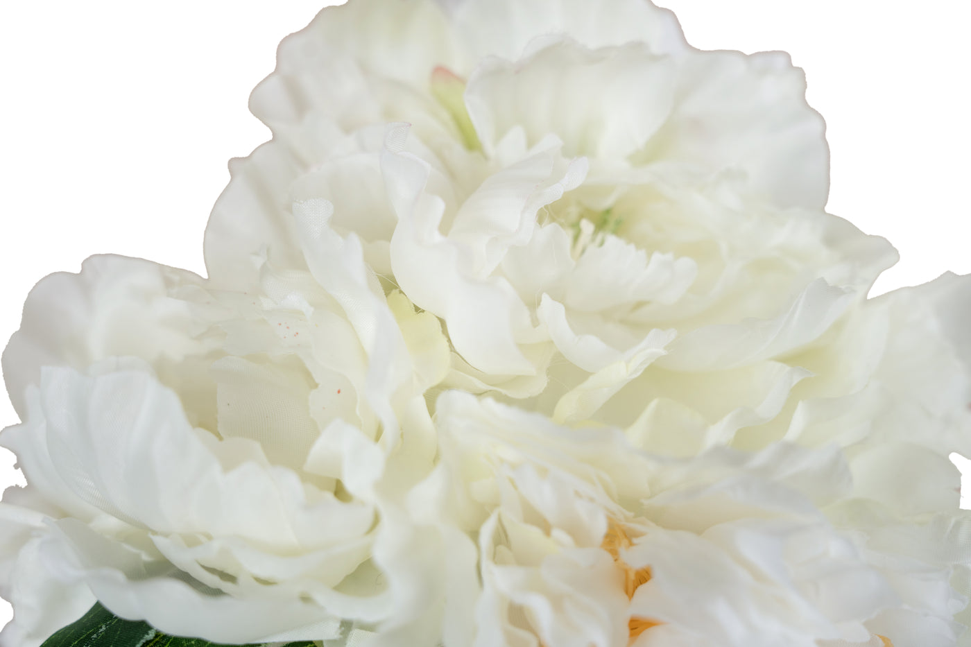 Buchet cu flori artificiale albe de Bujori H33 cm HO