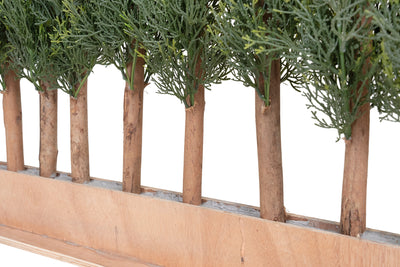 Gard artificial din Cypress H180cm cu lungime 80cm cu protectie UV
