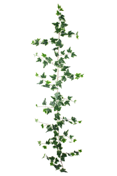Iedera artificiala H170cm cu 110 frunze verde cu alb