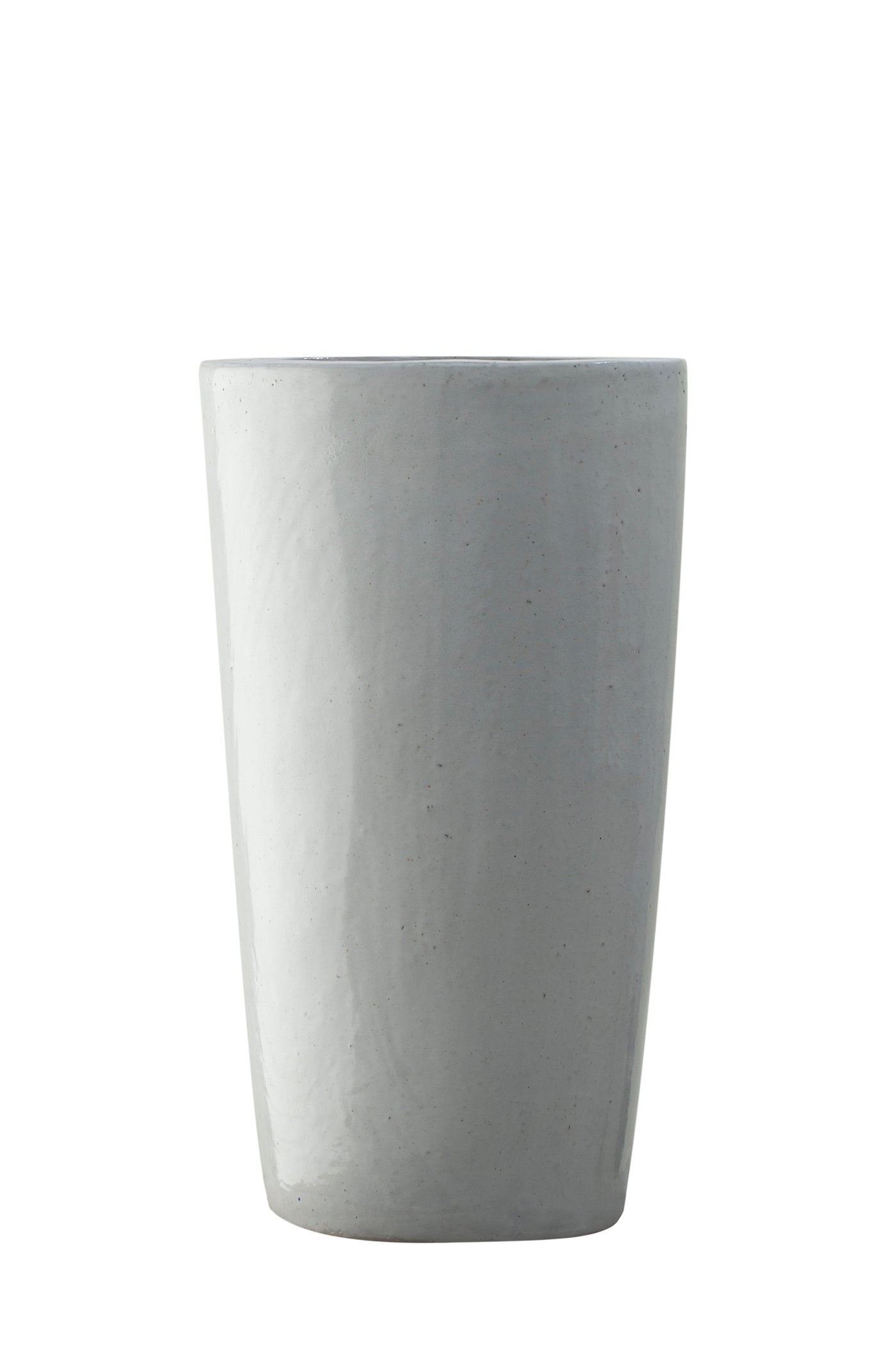 Ghiveci plante D33xH60 cm ceramic Partner, alb lucios