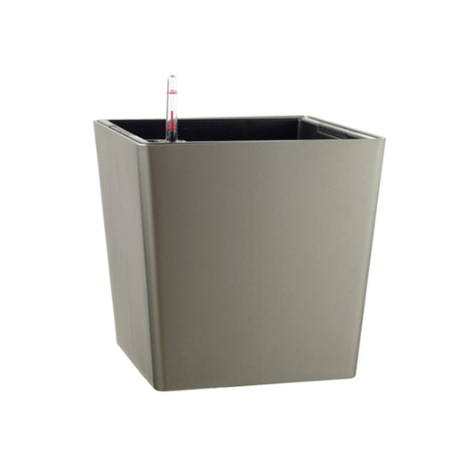 Ghiveci inteligent H28.5x27.5x27.5 cm RobertoRossi Cube gri