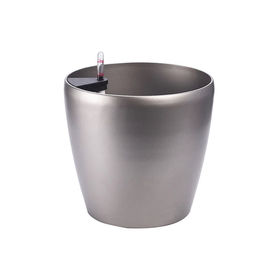 Ghiveci inteligent H36.5xD35.7 cm RobertoRossi Clasic gri