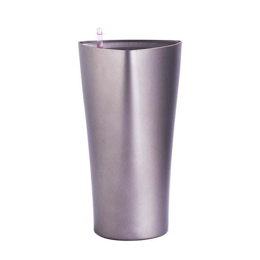 Ghiveci inteligent H56.3x29.5x29.5 cm RobertoRossi Delta gri