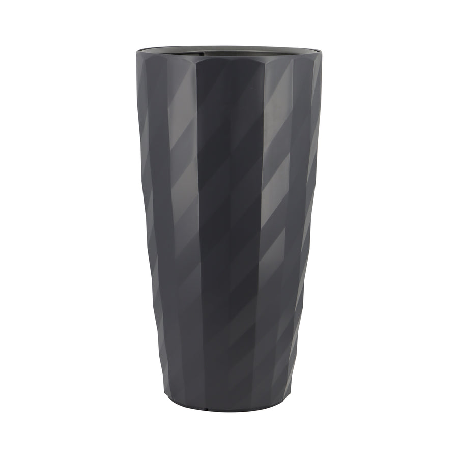 Ghiveci inteligent H75.6xD39.4 cm RobertoRossi Diamante antracit