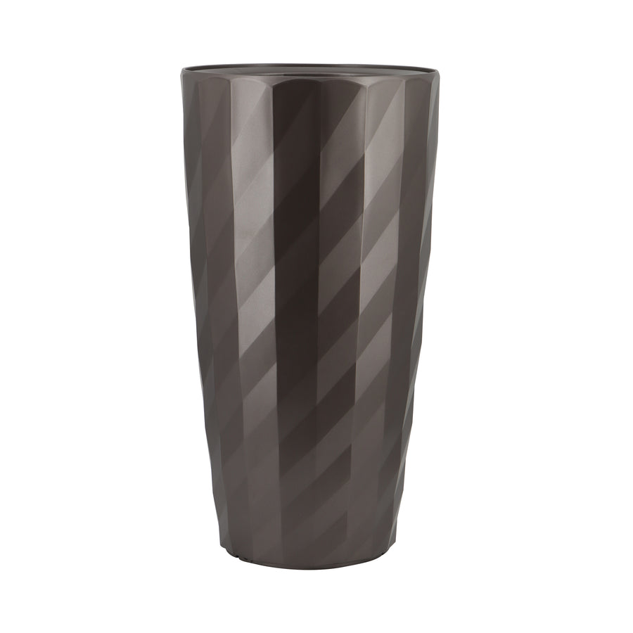 Ghiveci inteligent H75.6xD39.4 cm RobertoRossi Diamante cafea