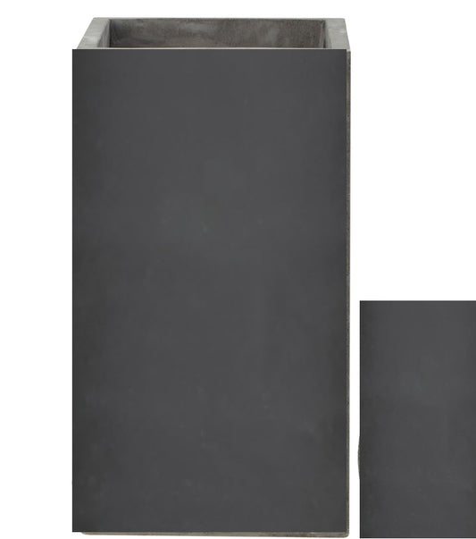 Ghiveci plante 22x22x50 cm negru