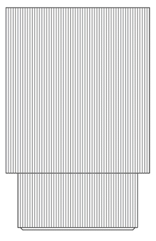 Ghiveci plante Groove H78xD54 cm crem