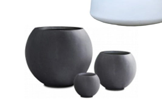 Ghiveci plante H24xD28 cm alb