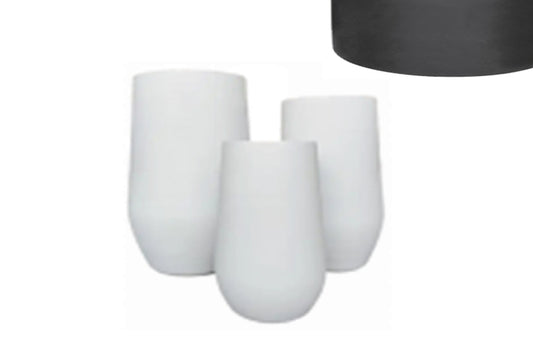 Ghiveci plante H80xD40 cm negru