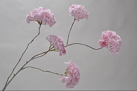 Hortensie artificiala roz cu sclipici D10x15xH138 cm DE