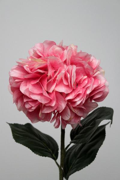 Hortensie artificiala roz D20xH65 cm HO