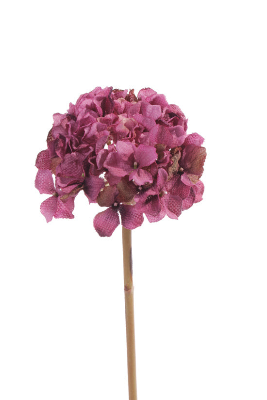 Hortensie artificiala fuchsia Retro Romance H50 cm