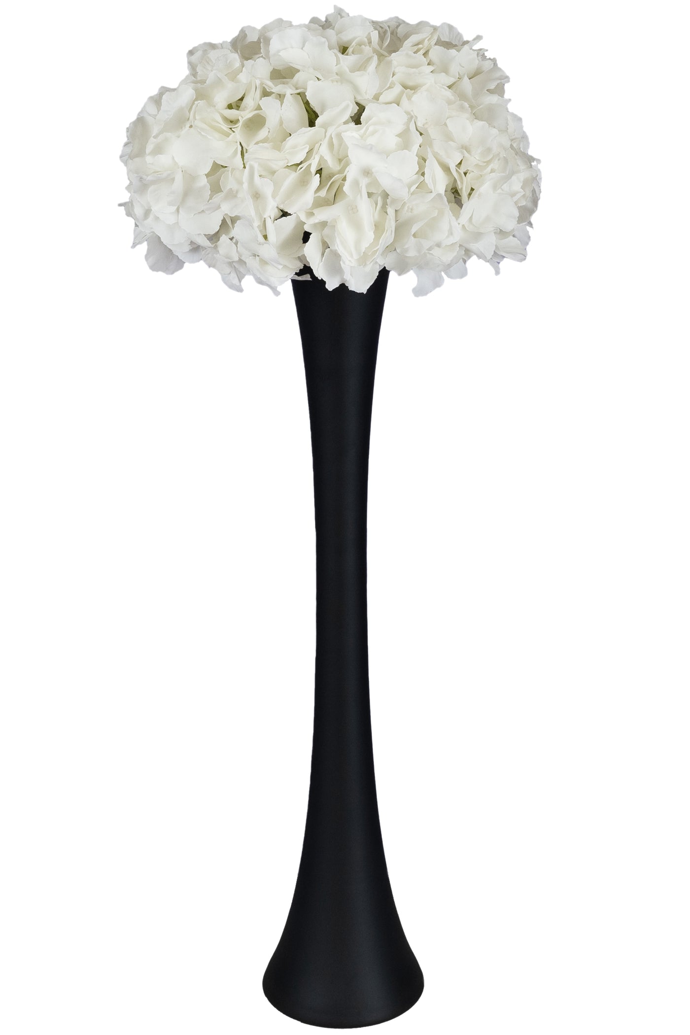 Hortensie artificiala alba D30xH47cm. cu 5 flori