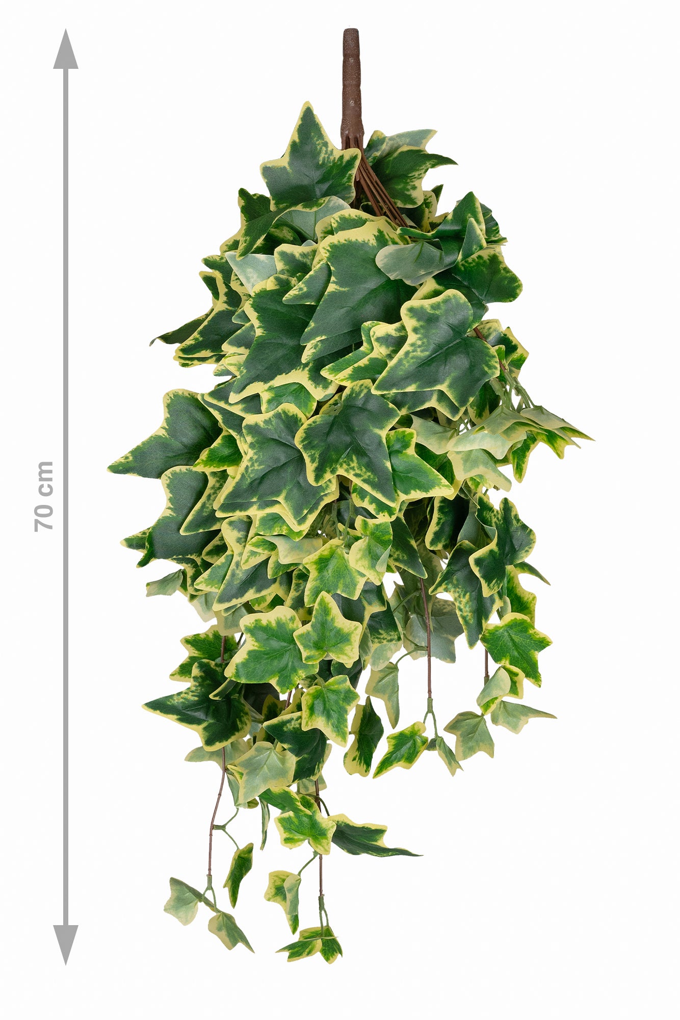 Iedera artificiala H70cm cu 202 frunze verde cu galben