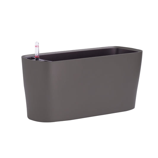 Jardiniera inteligenta L40xW14.2xH18 cm RobertoRossi Delta antracit