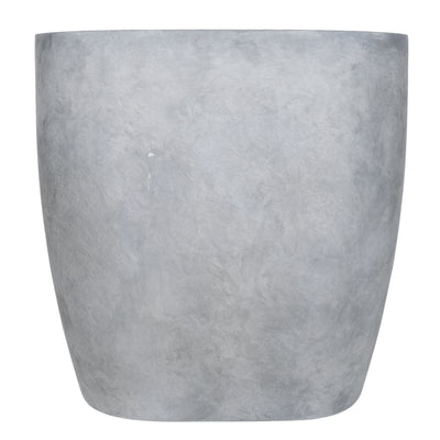 Jardiniera flori 78x50xH78 cm Round Wall , gri ciment