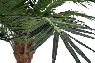 Palm artificial H240cm Phoenix exotic cu trunchi natural, coroana D300cm cu protectie UV