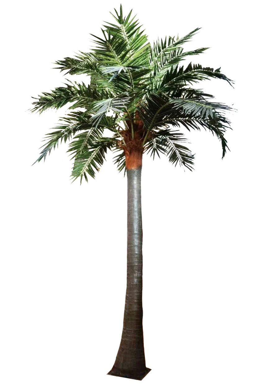 Palm artificial H400cm Phoenix, coroana D420cm cu protectie UV