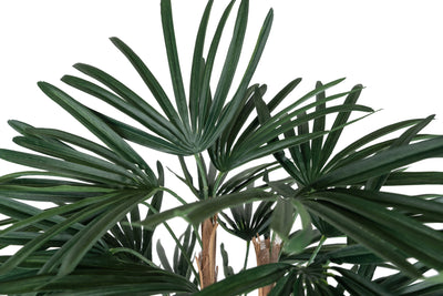 Palm artificial H150cm Rhapis excelsa cu 48 frunze cu protectie UV