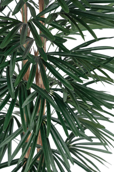 Palm artificial H150cm Rhapis excelsa cu 48 frunze cu protectie UV