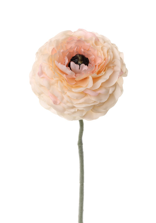 Ranunculus artificial roz H36 cm