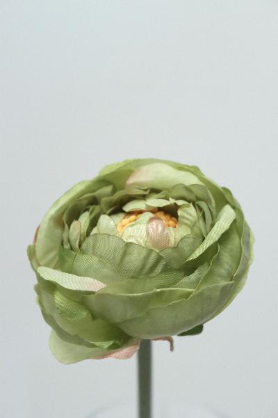 Ranunculus artificial verde D7x3xH30 cm HO