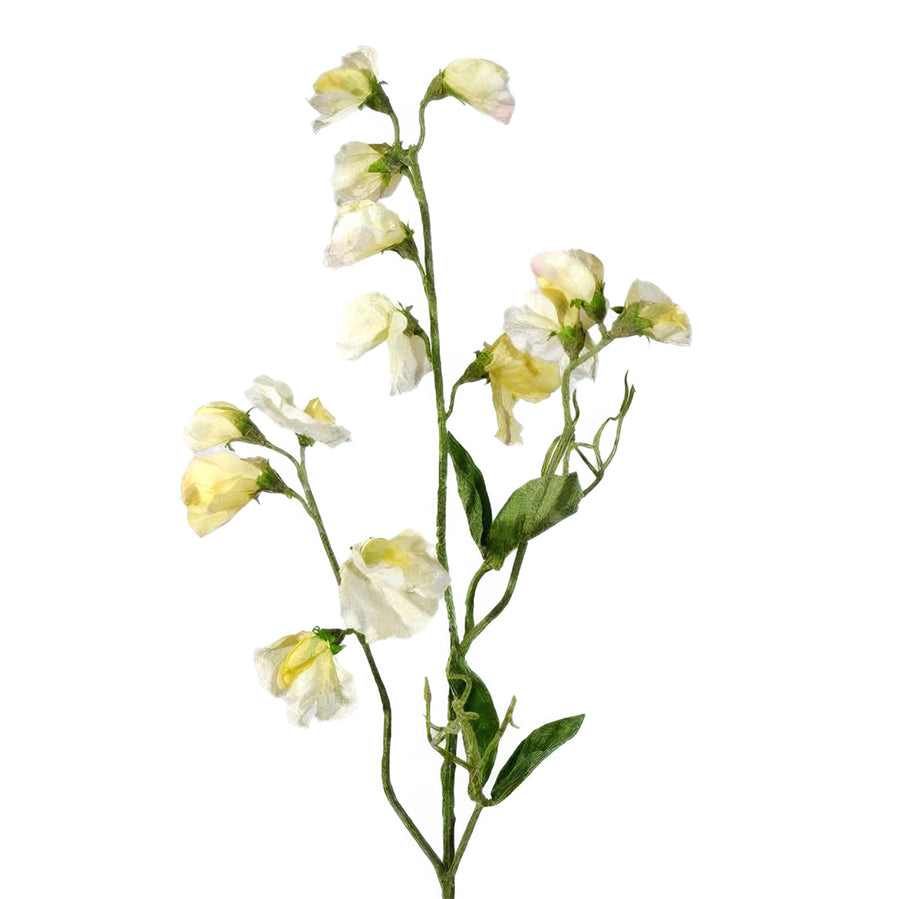 Sweet pea artificiala alba HO