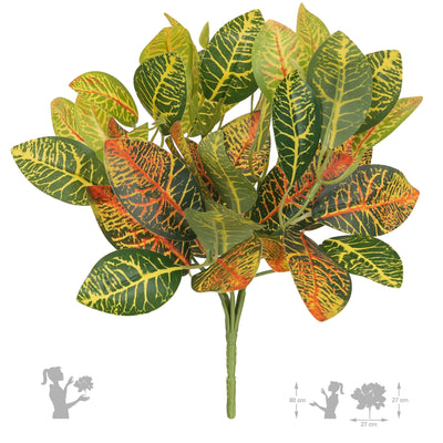 Tufa artificiala Croton D24xH30 cm