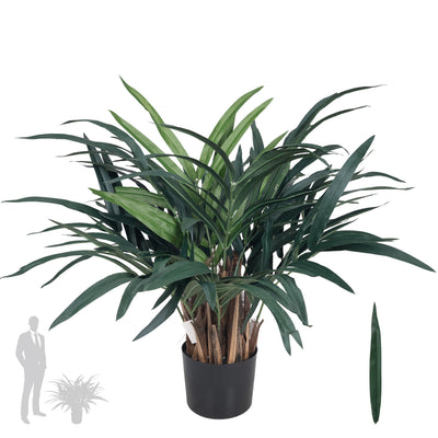 Palm artificial H70cm Kentia cu 120 frunze