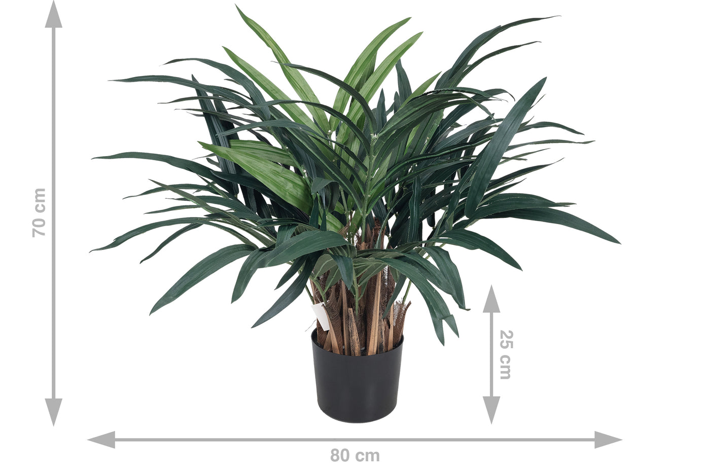 Palm artificial H70cm Kentia cu 120 frunze