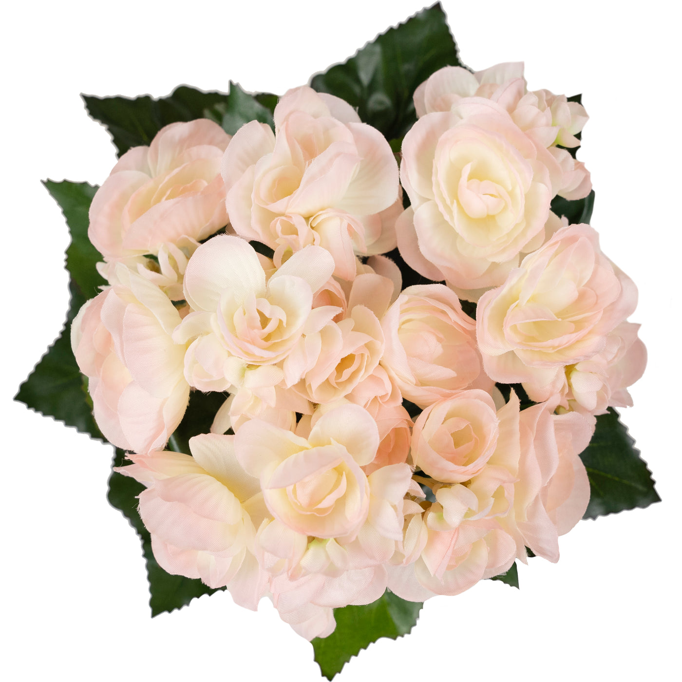 Begonia artificiala roz pal H25 cm