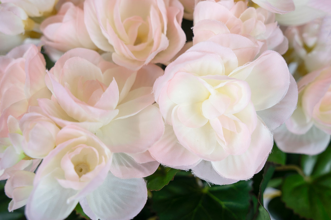 Begonia artificiala roz pal H25 cm