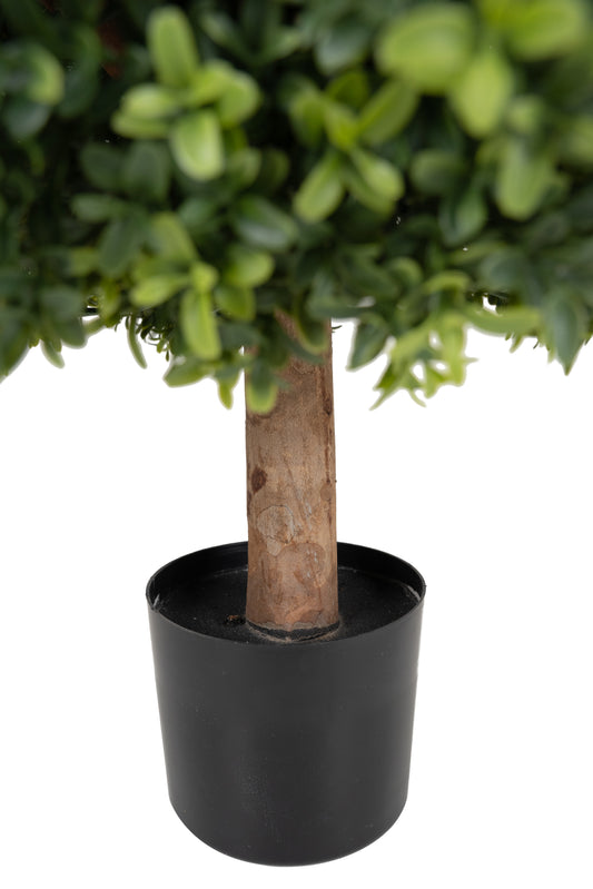 Buxus artificial H80cm. coroana rotunda D60cm cu protectie UV