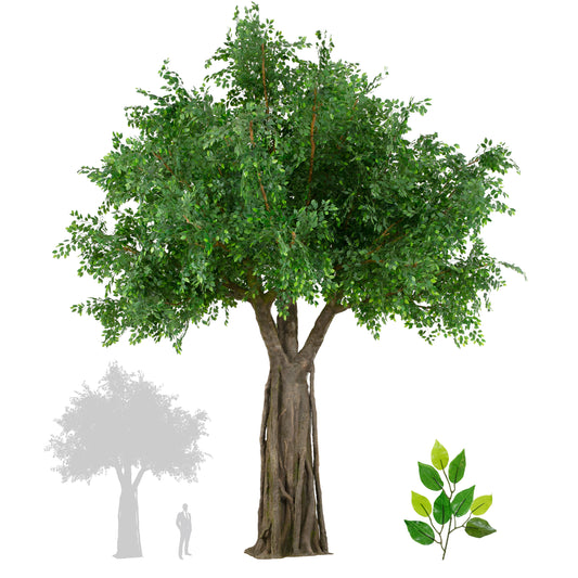 Copac artificial H610cm Ficus gigant. coroana D480-520cm
