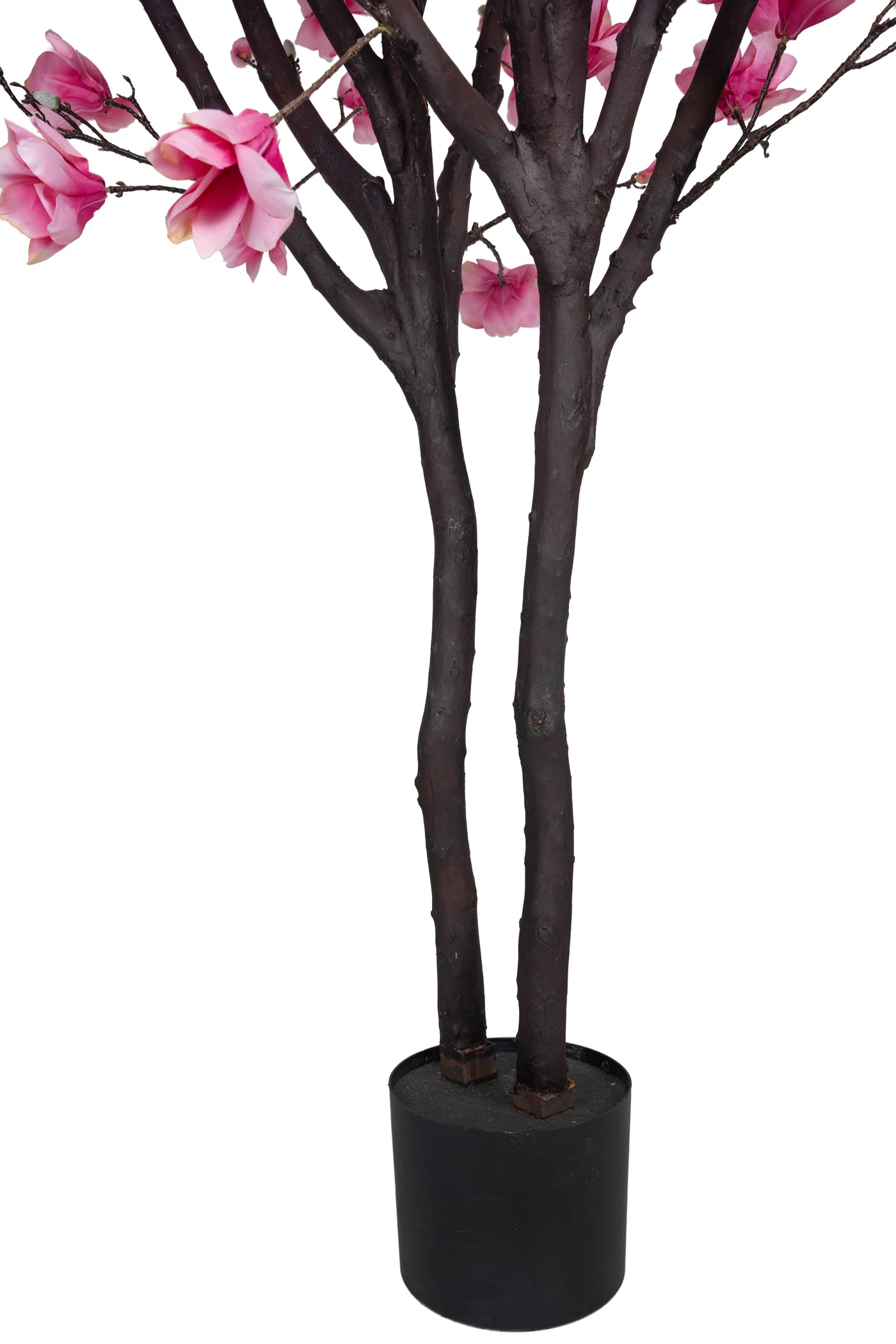 Copac artificial H270cm Magnolie cu flori roz, coroana D170cm