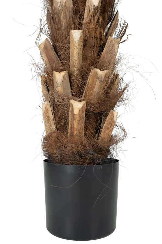 Palmier artificial H130cm Cycas cu 30 frunze cu protectie UV