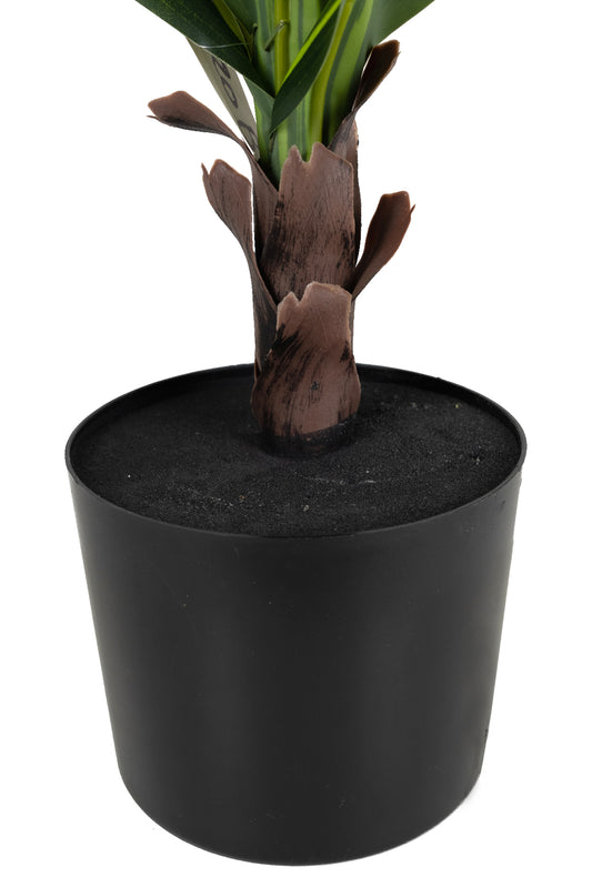 Dracaena artificiala cintho cu 31 frunze verzi D80xH110 cm