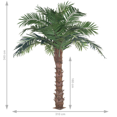 Palm artificial H350cm Phoenix exotic. coroana D350cm cu protectie UV