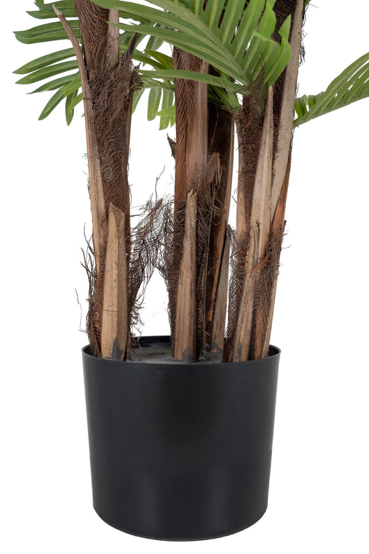 Palmier artificial H170cm Areca cu 4 tulpini si 84 frunze