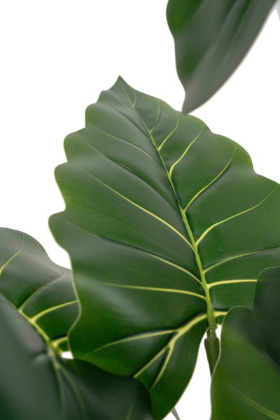 Alocasia artificiala H110cm calidora cu 14 frunze