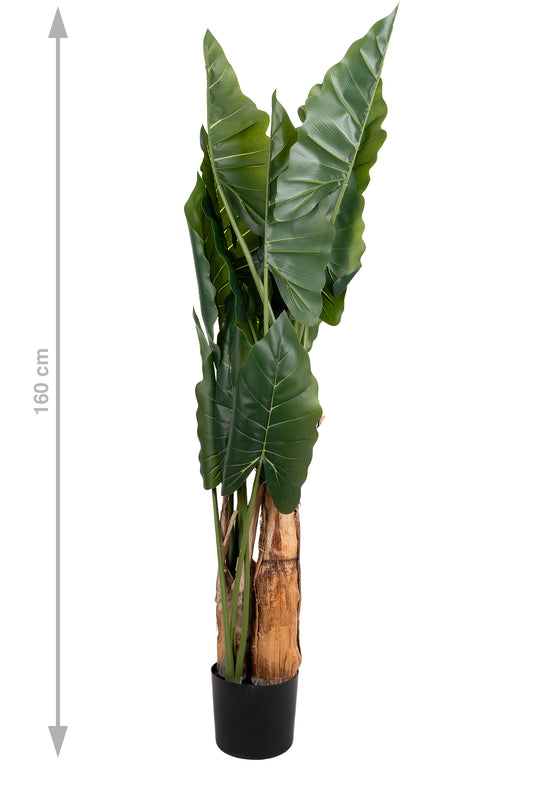 Alocasia artificiala H140cm calidora cu 13 frunze