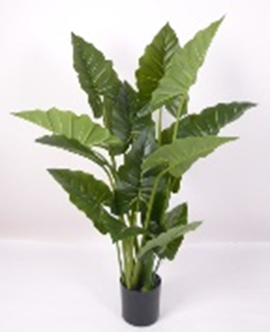 Alocasia artificiala H140cm calidora cu 14 frunze