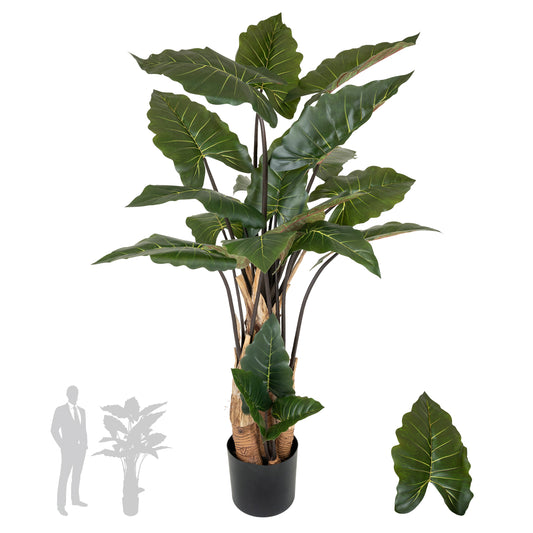 Alocasia artificiala H170cm cu 20 frunze