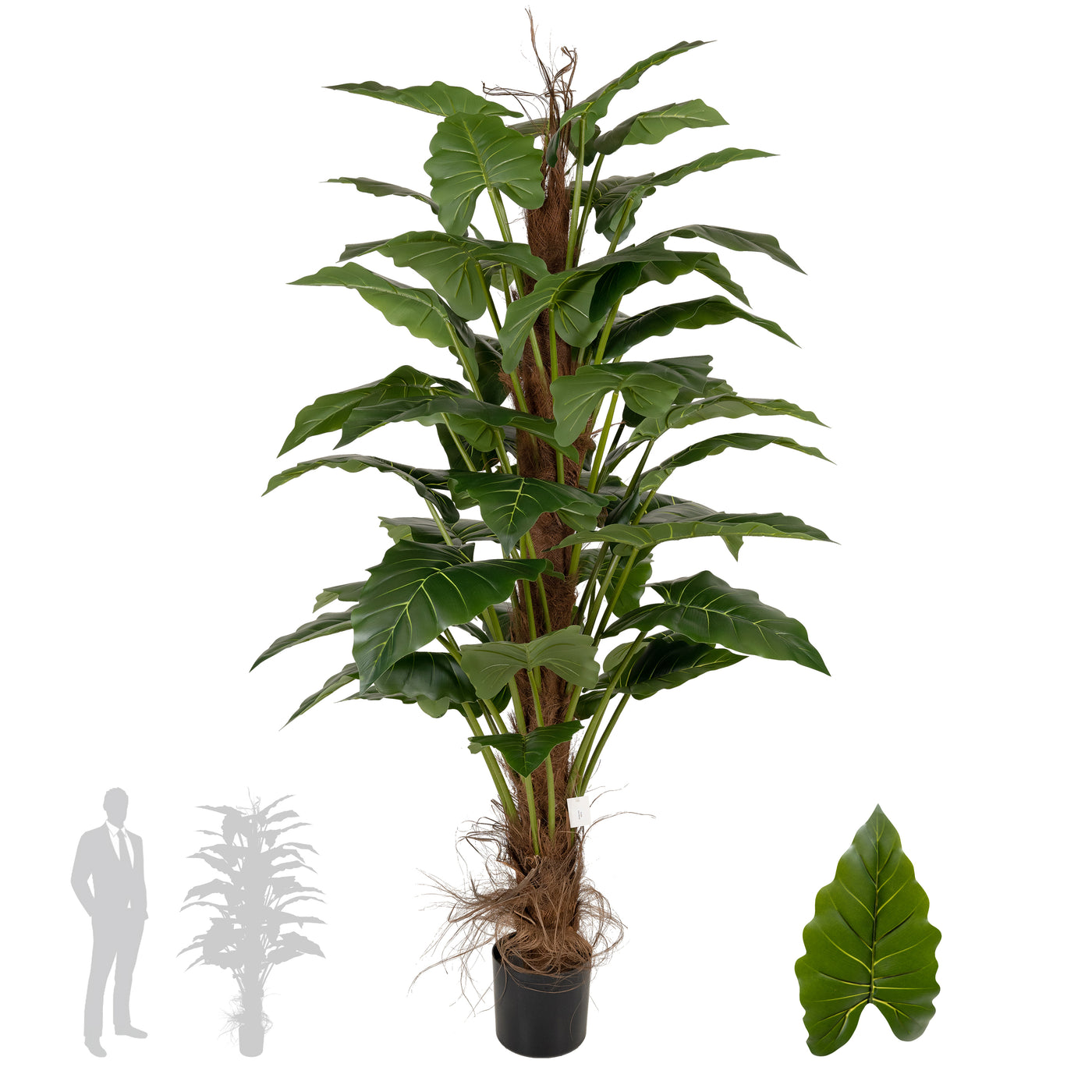 Alocasia artificiala H180cm cu 44 frunze