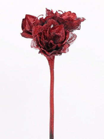 Amaryllis artificial D10xH60 cm rosu
