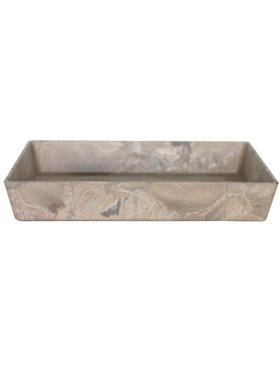 Farfurie din plastic pentru ghiveci Artstone Ella 34x34x5 cm 40361