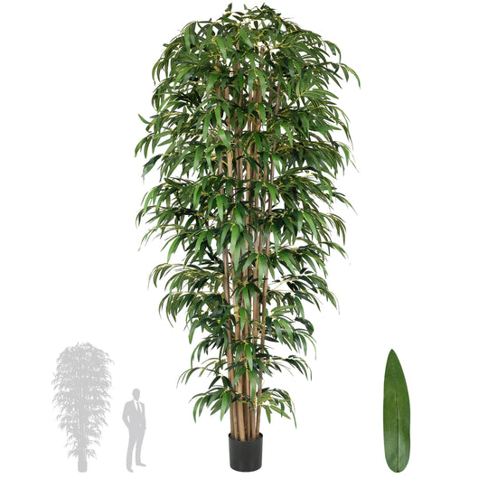 Bambus artificial H270cm cu 12 tulpini si 2976 frunze