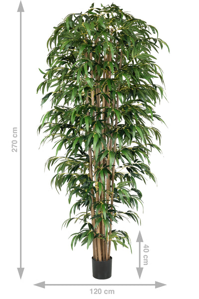 Bambus artificial H270cm cu 12 tulpini si 2976 frunze