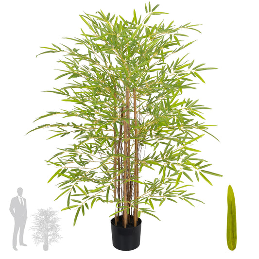 Bambus japonez artificial H120cm cu 1458 frunze